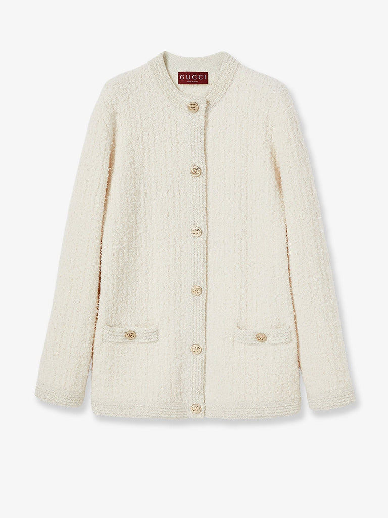 Wool and cotton blend cardigan