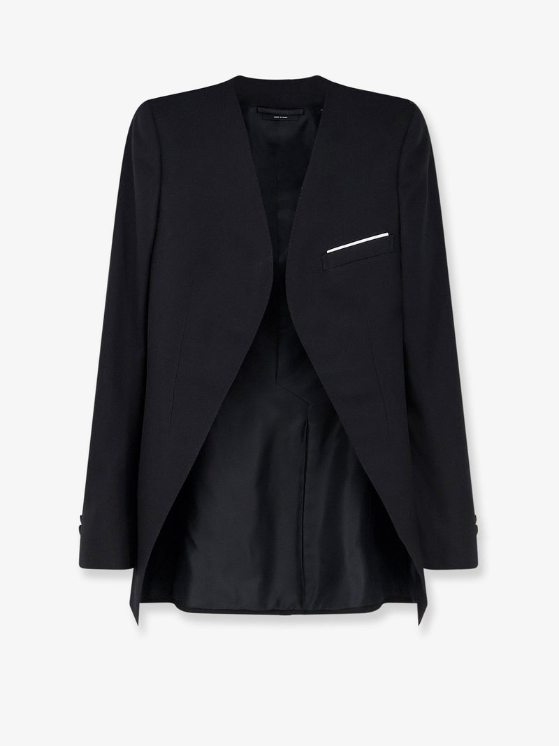 Wool and silk blazer