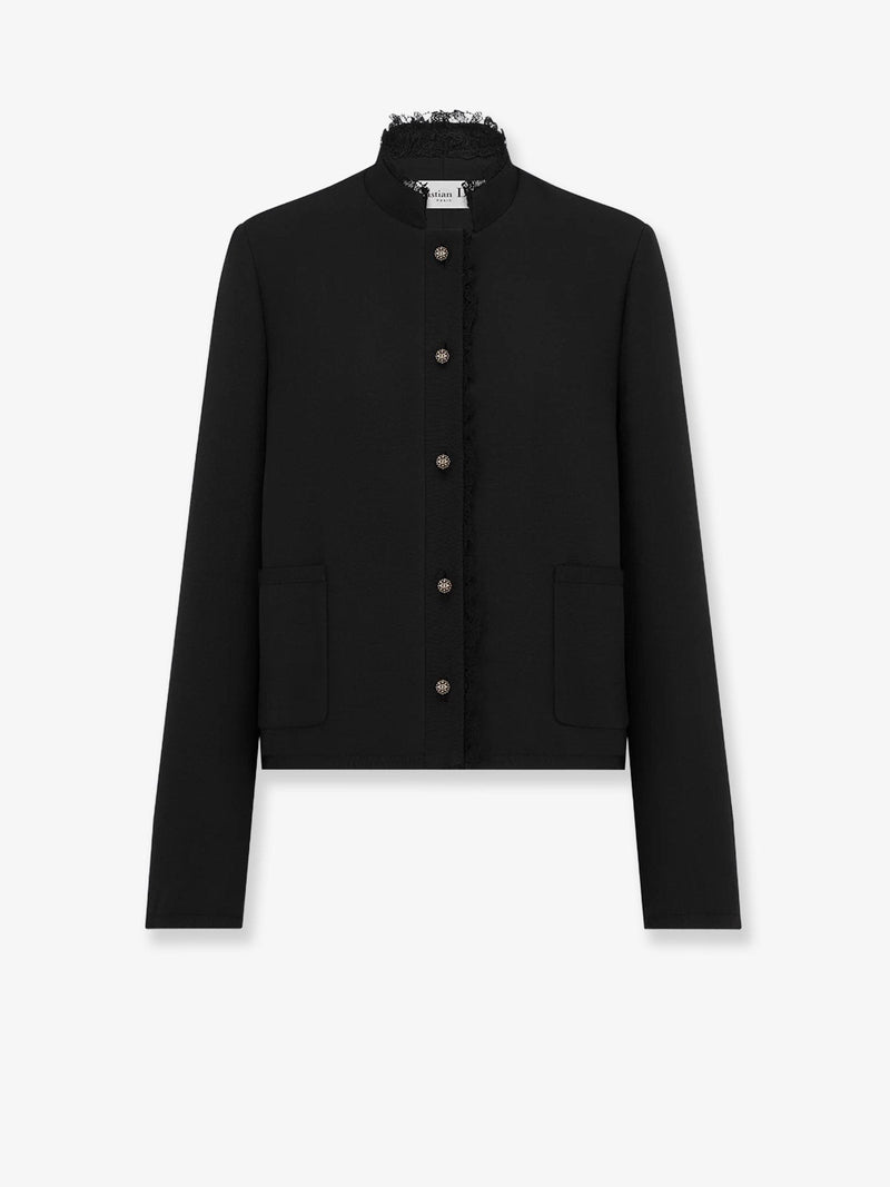 Wool and silk blazer