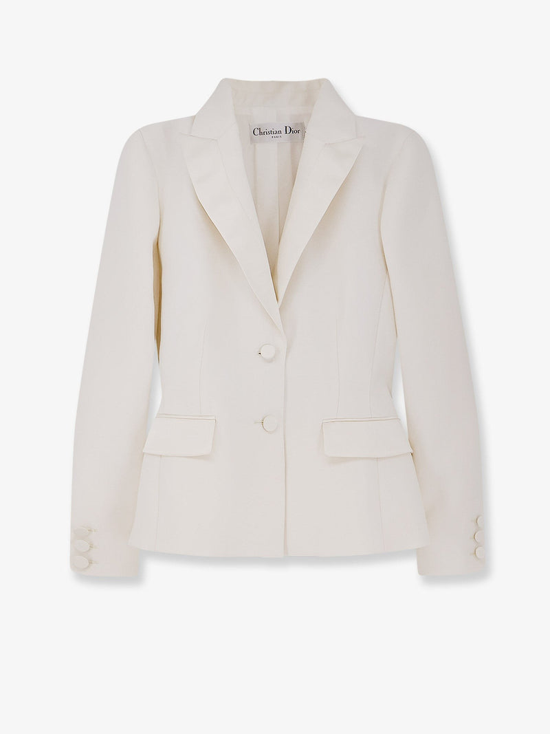 Wool and silk blend jacket