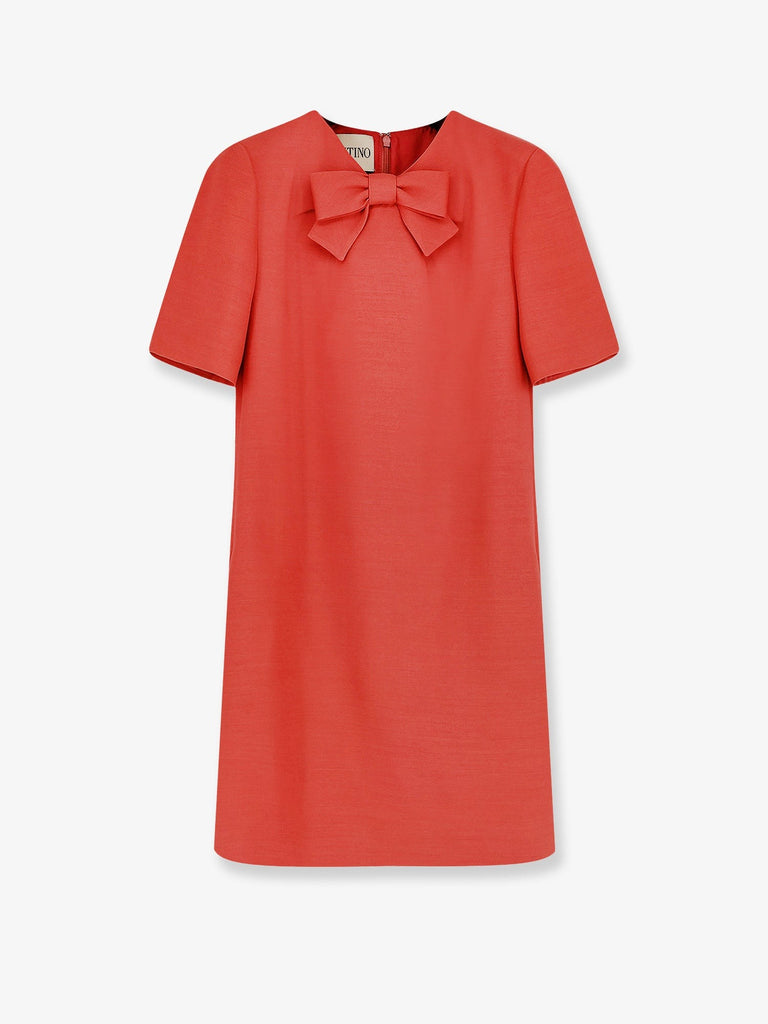 Wool and silk blend short dress