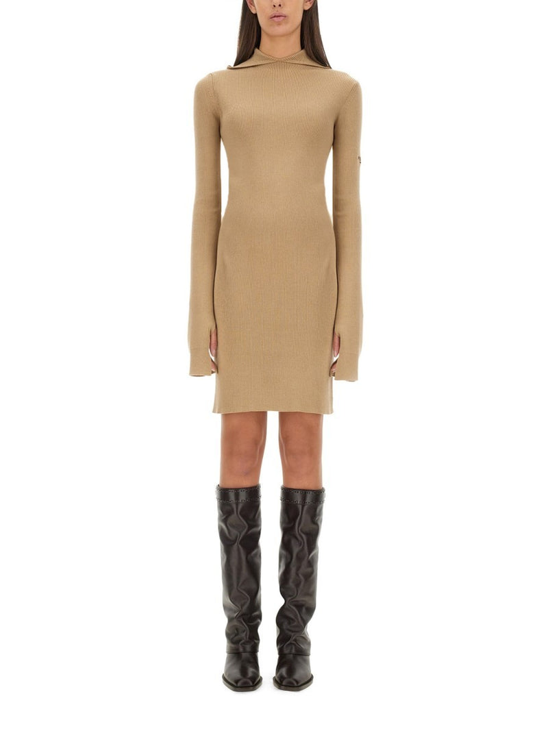 WOOL AND SILK DRESS