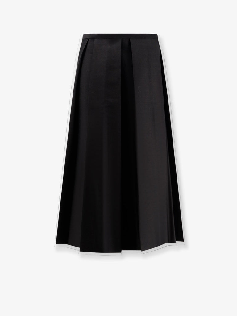 Wool and silk midi dress