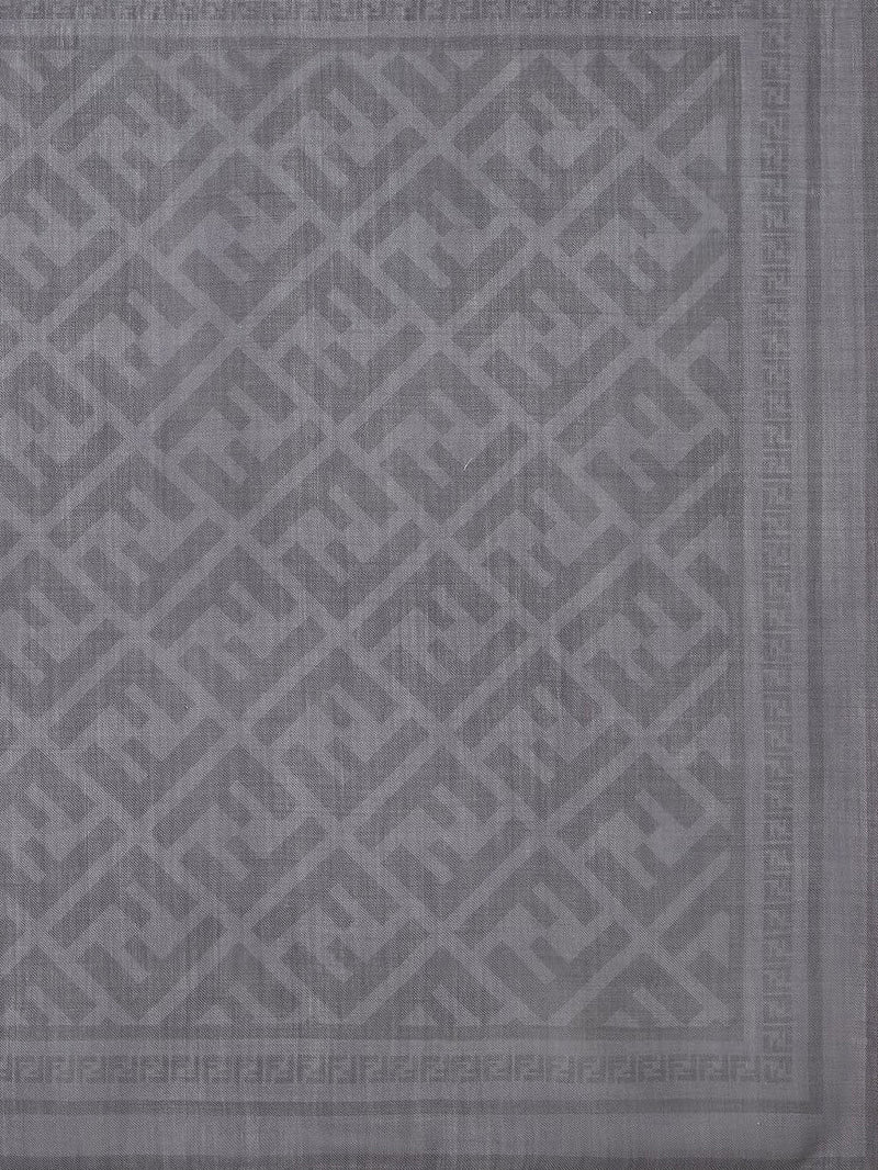 Wool and silk scarf