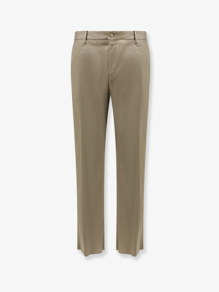 Wool and silk trousers