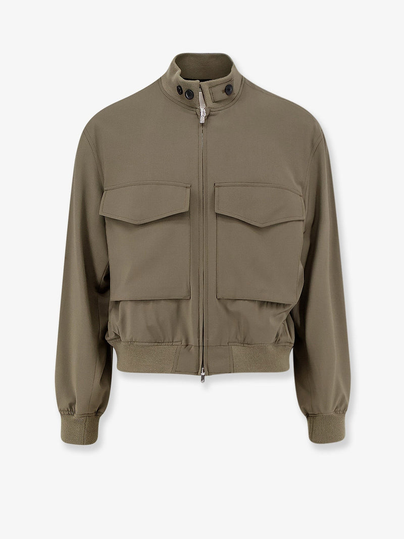 Wool blend jacket