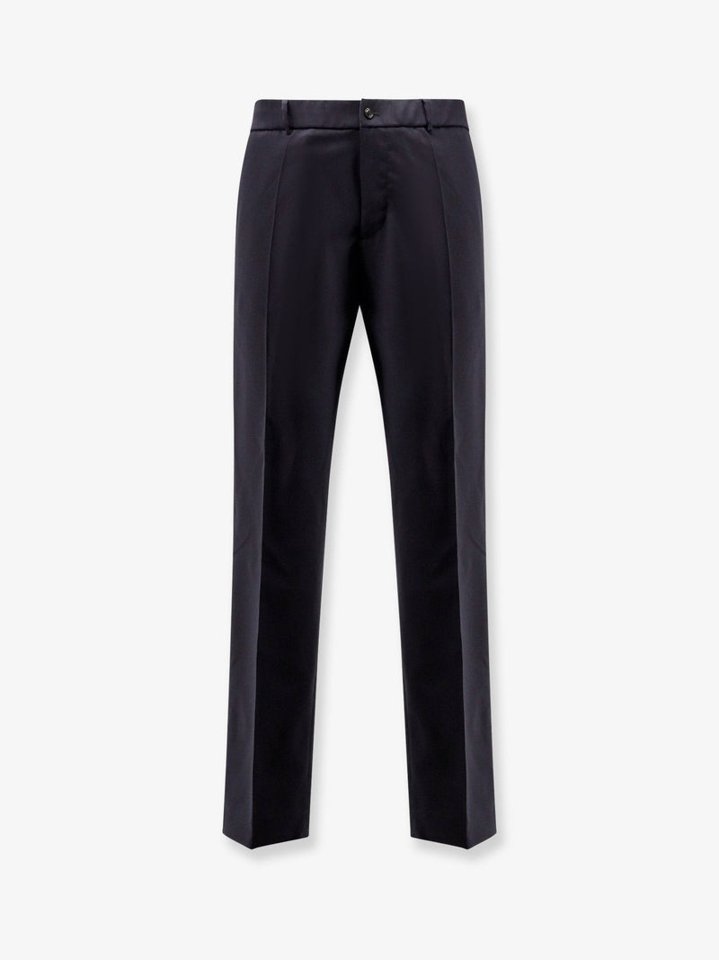 Wool blend trousers
