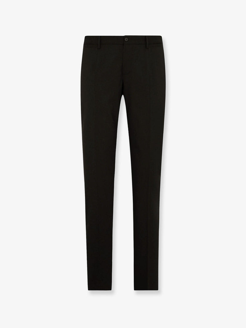 Wool blend trousers