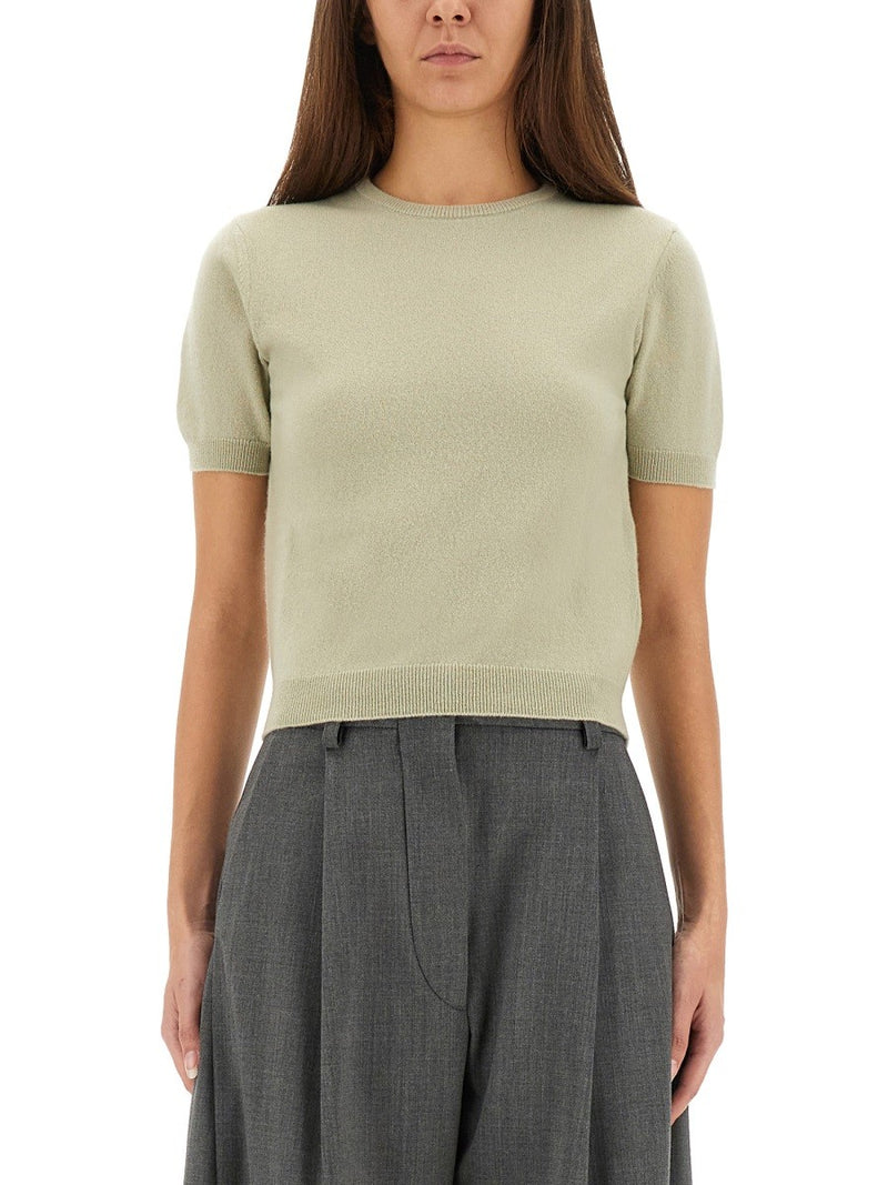 WOOL CREW NECK T-SHIRT