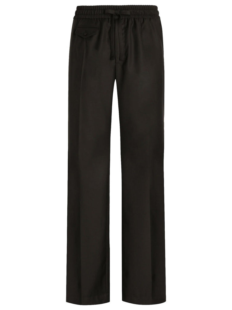 WOOL KNIT JOGGING PANTS