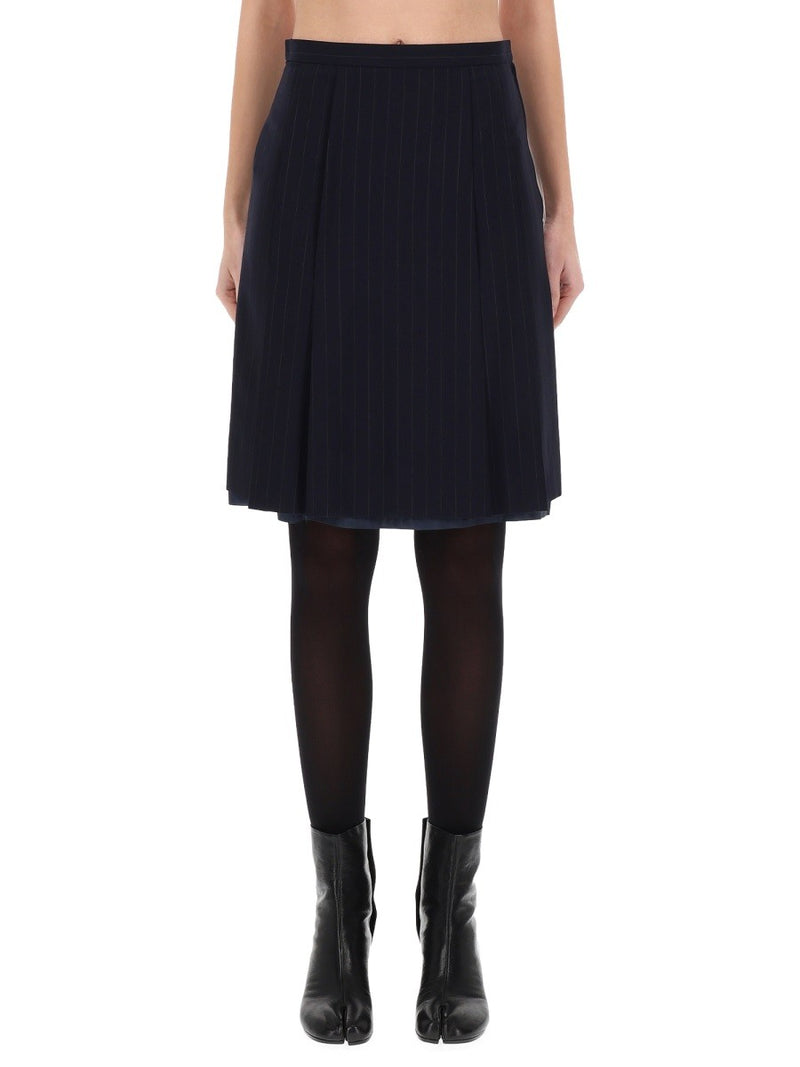 WOOL MIDI SKIRT