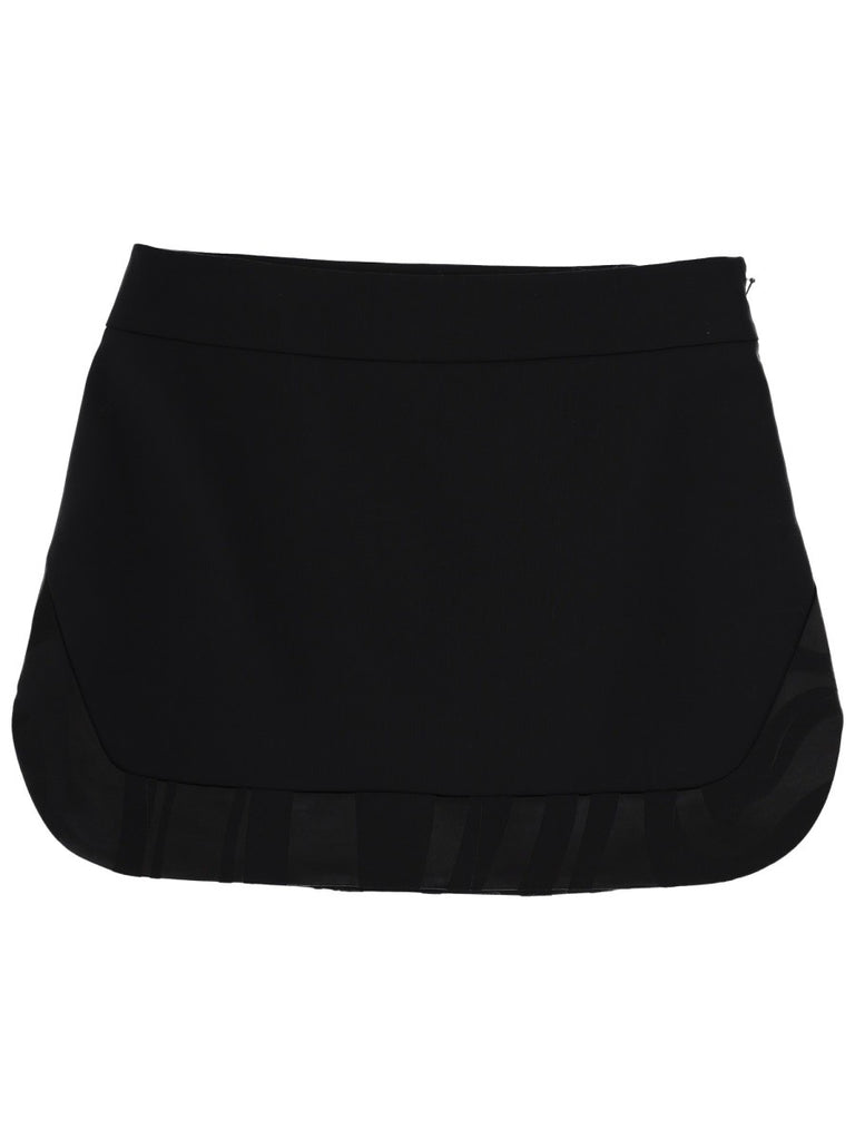 WOOL MINISKIRT