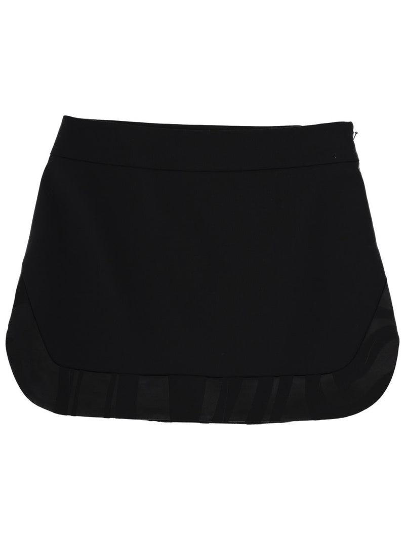 WOOL MINISKIRT