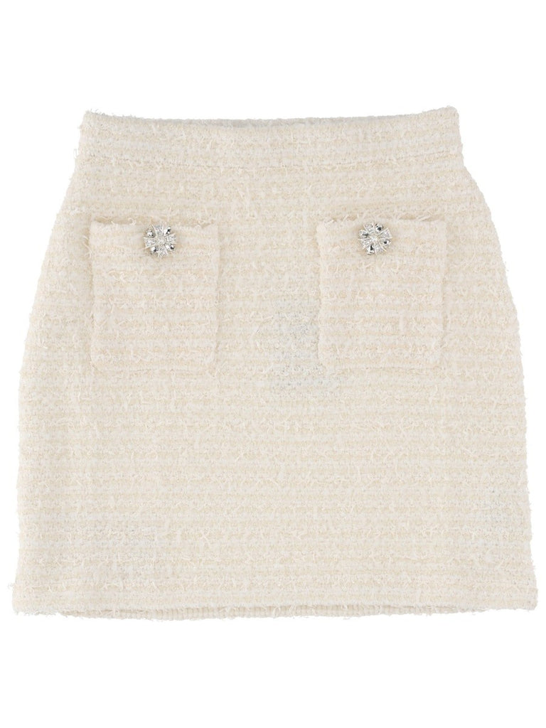 WOOL MINISKIRT