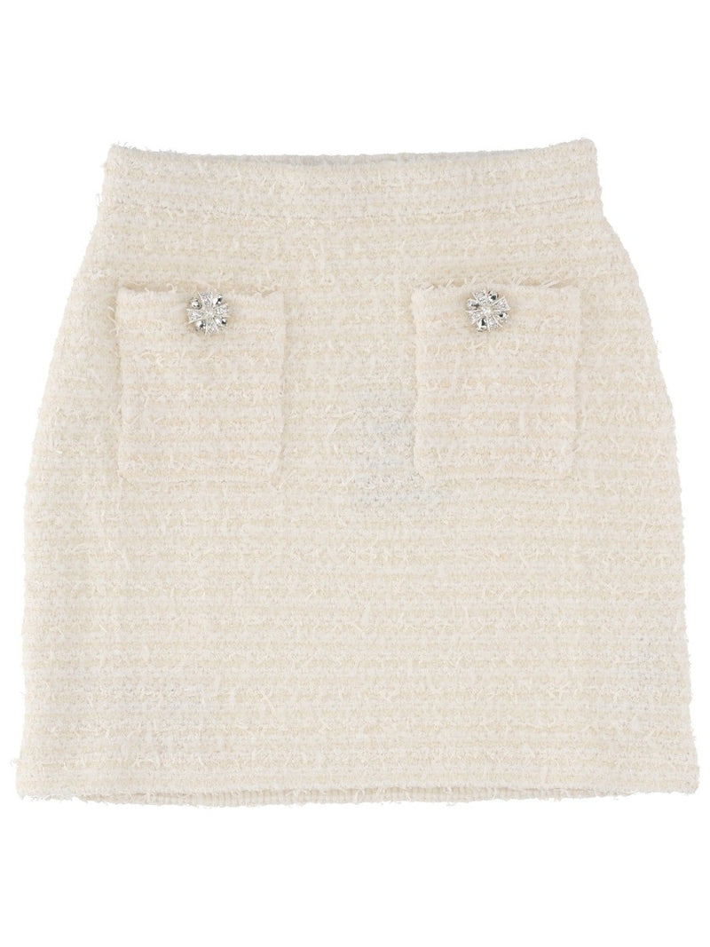 WOOL MINISKIRT