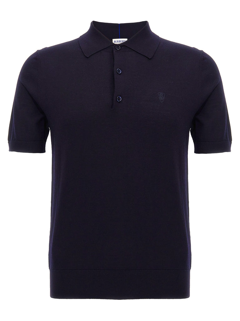 Wool polo shirt