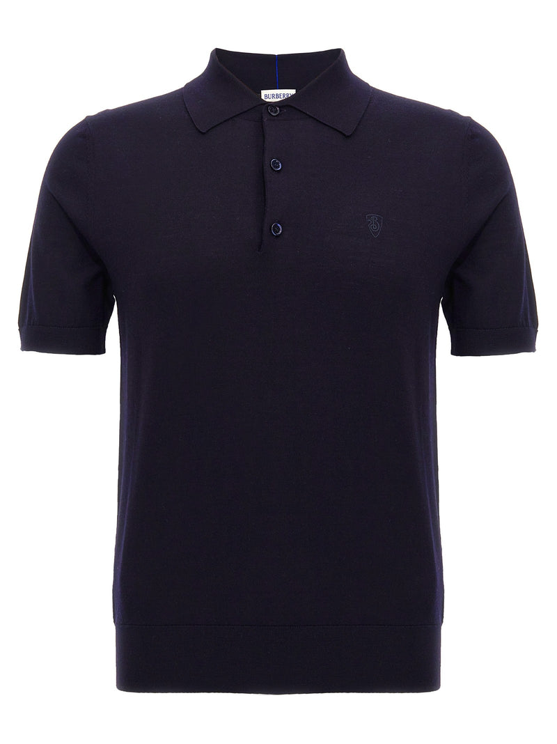 Wool polo shirt