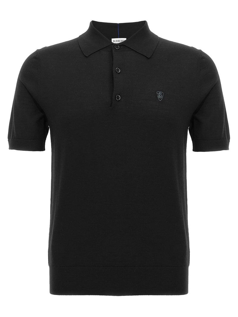 Wool polo shirt