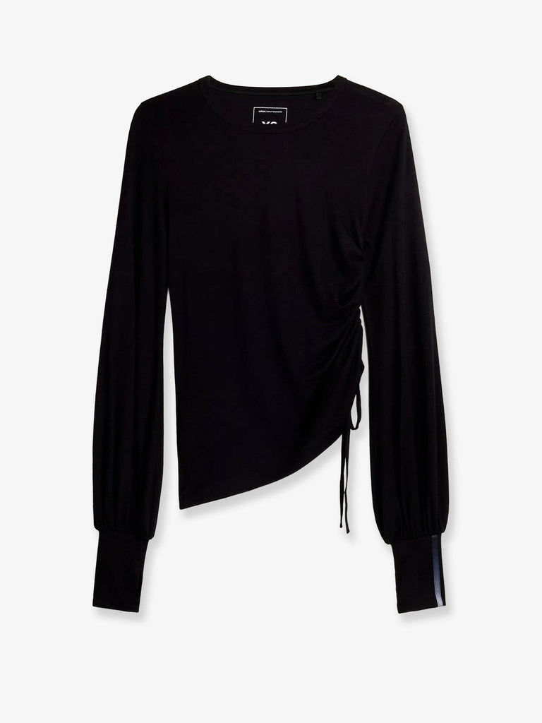 Wool t-shirt with iconic detail