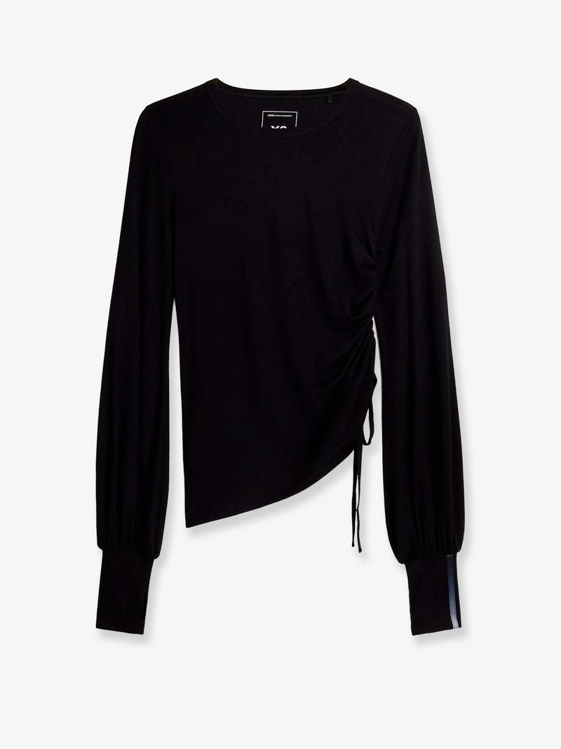 Wool t-shirt with iconic detail