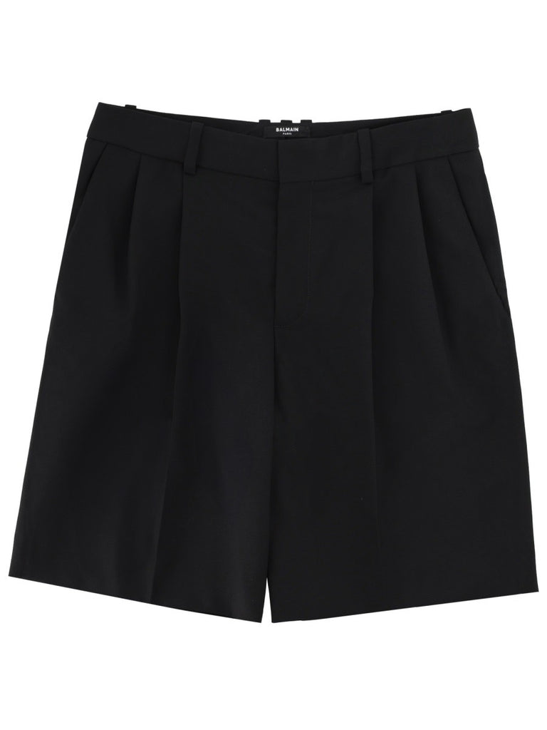 WOOL TAILORED SHORTS