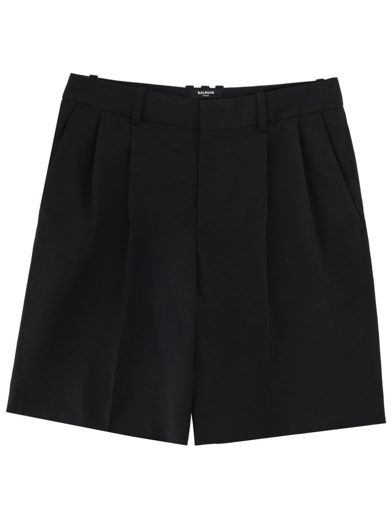 WOOL TAILORED SHORTS