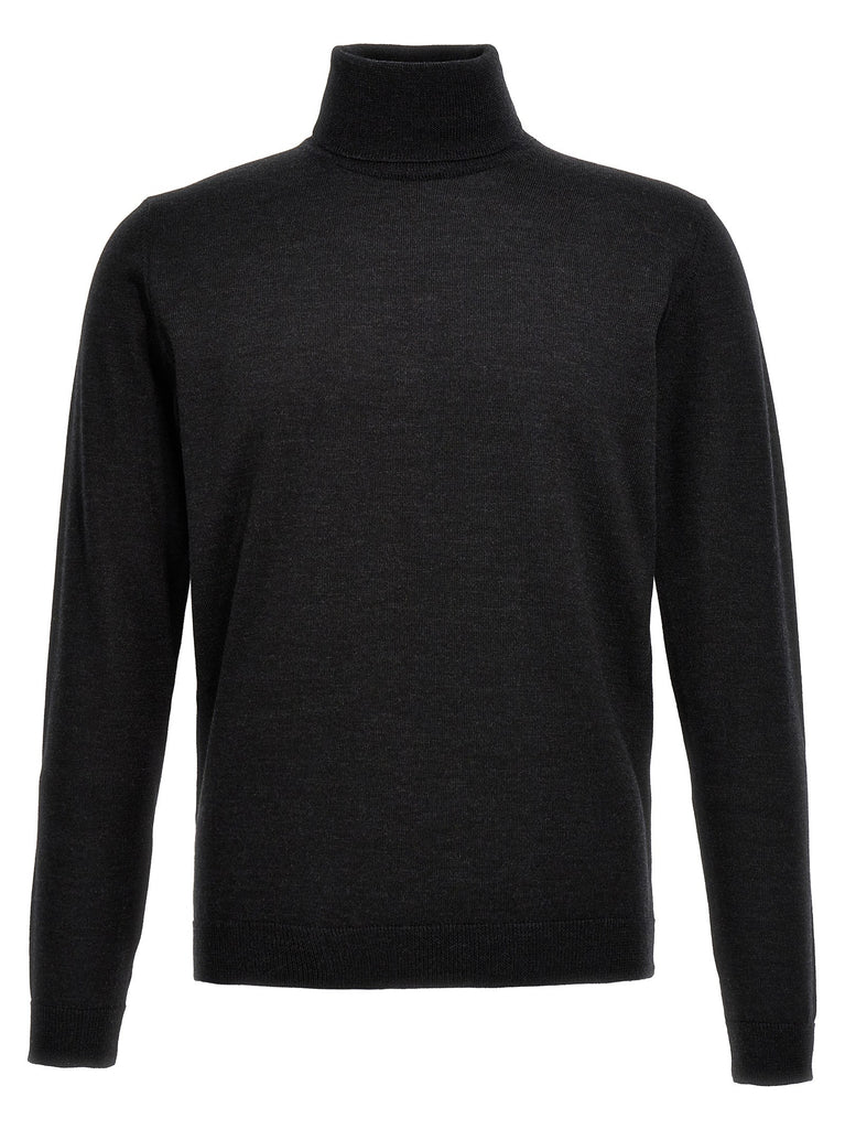 Wool turtleneck sweater