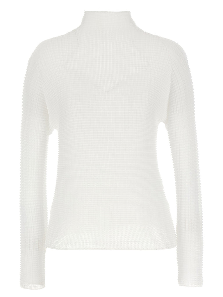 'Wooly Pleats-56' blouse