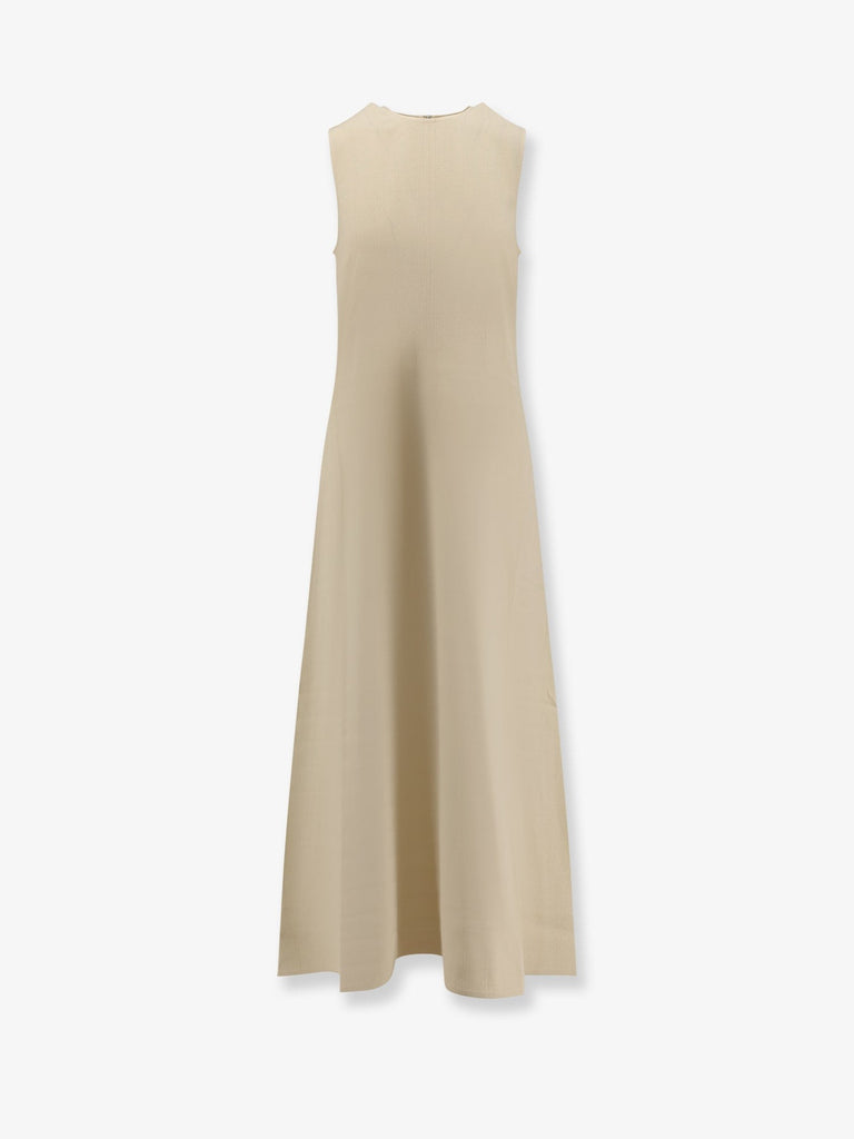 Woven Stripes viscose long dress