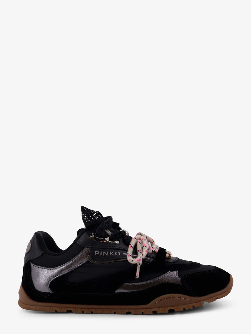 Yulia suede sneakers with nylon inserts