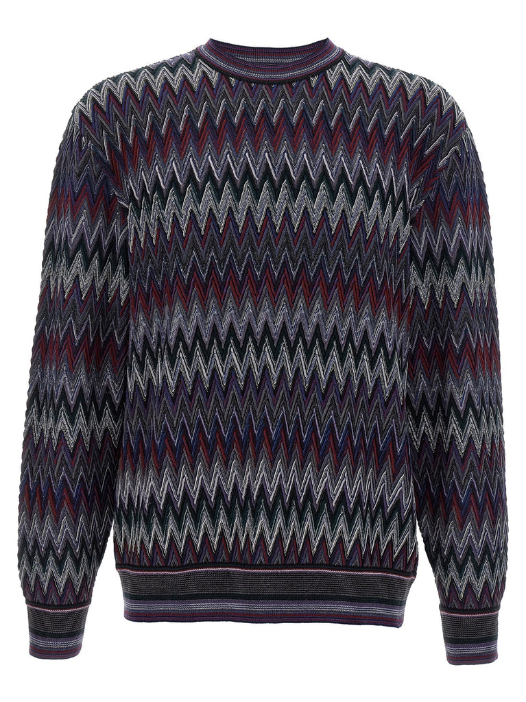 Zigzag pattern sweater
