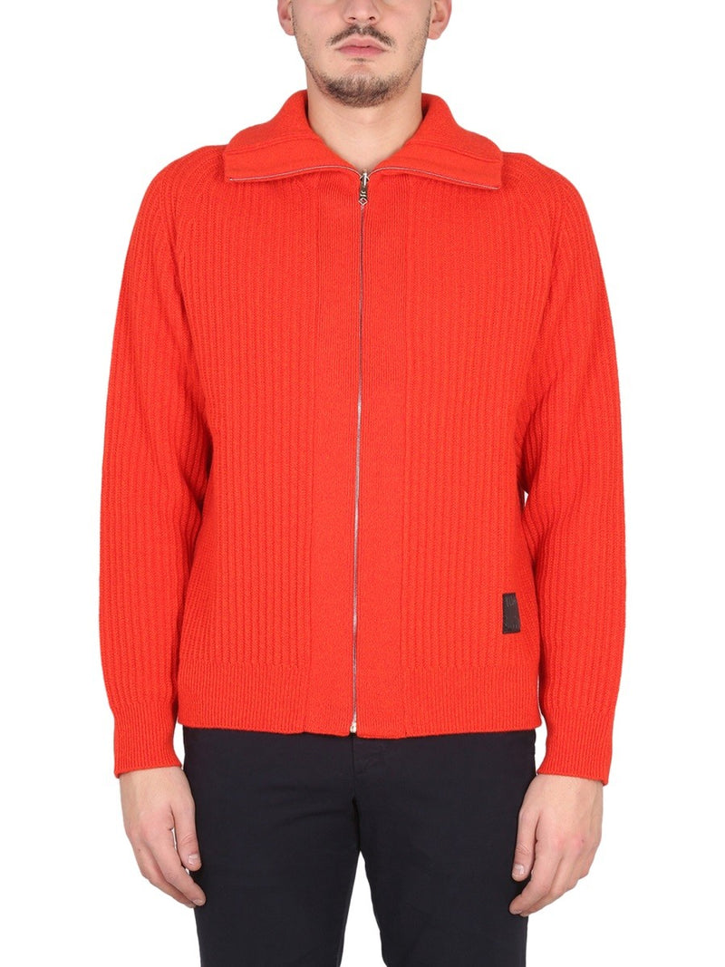 ZIPPERED CARDIGAN