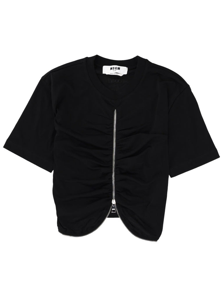 ZIPPERED T-SHIRT