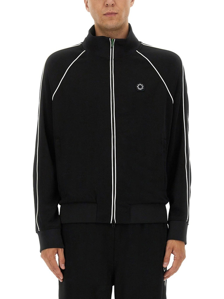 ZIPPERED TRACK SWEATSHIRT