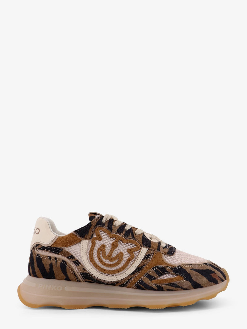 Zoe suede sneakers with mesh inserts