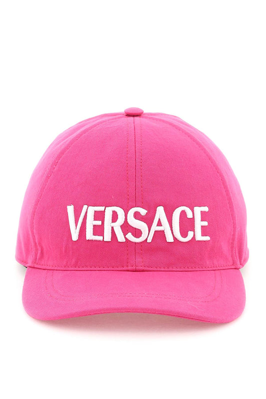 Versace Versace logo embroidery baseball cap