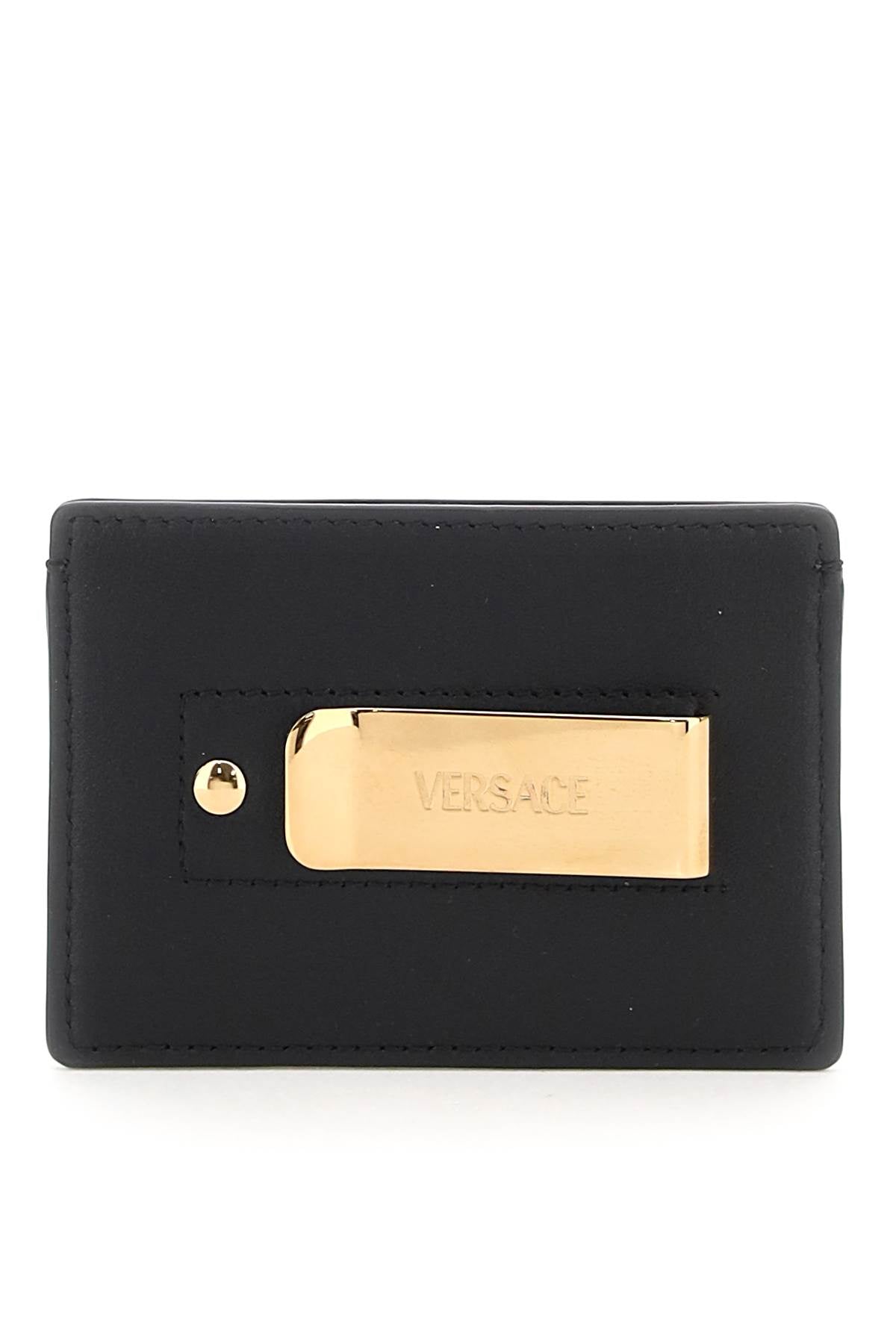 Versace Versace leather medusa cardholder