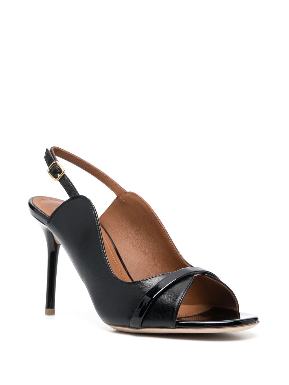 Malone Souliers Malone Souliers With Heel Black