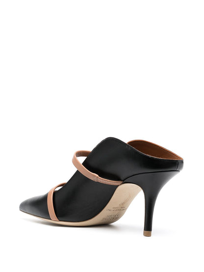 Malone Souliers Malone Souliers With Heel Black