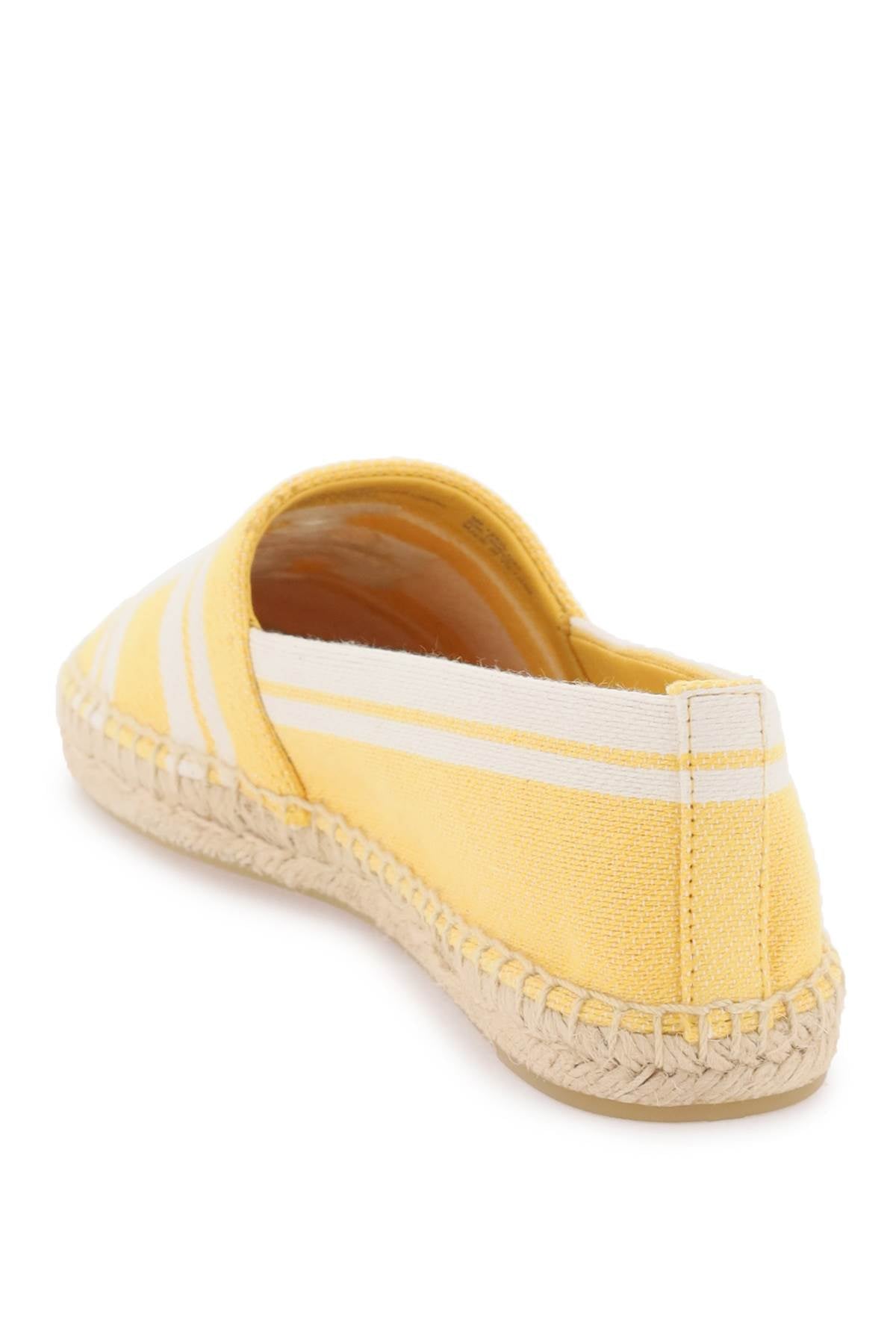Tory Burch Tory burch striped espadrilles with double t