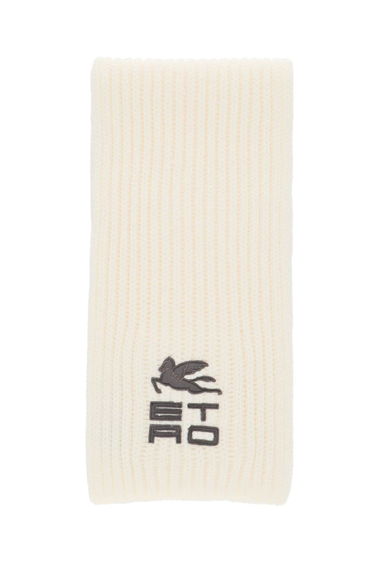 Etro Etro wool scarf with logo