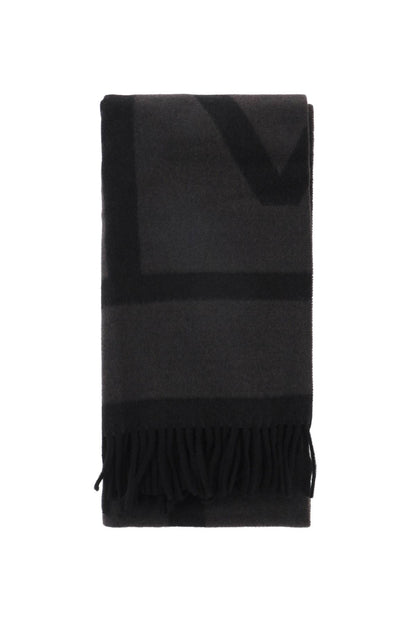 Toteme Toteme wool jacquard monogram scarf