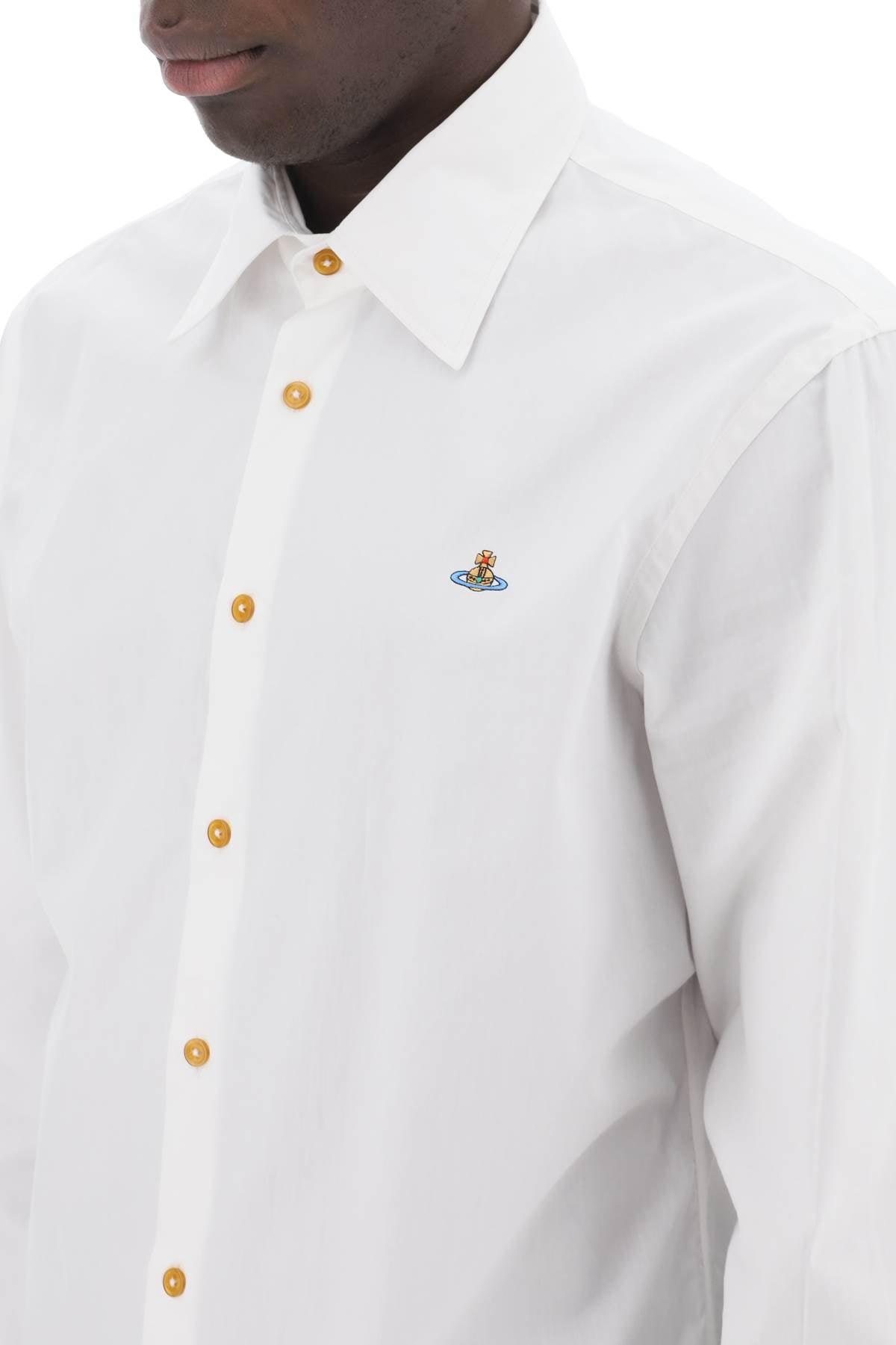 Vivienne Westwood Vivienne westwood ghost shirt with orb embroidery