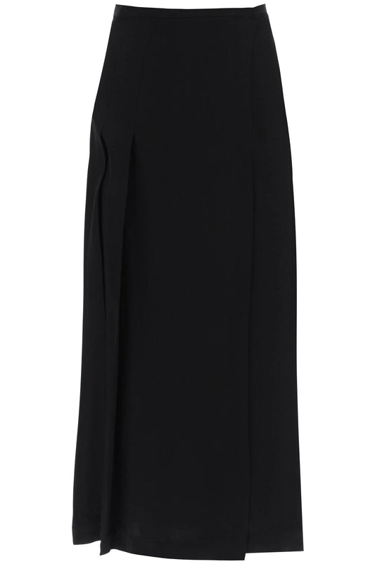 Toteme Toteme maxi wrap skirt with pockets