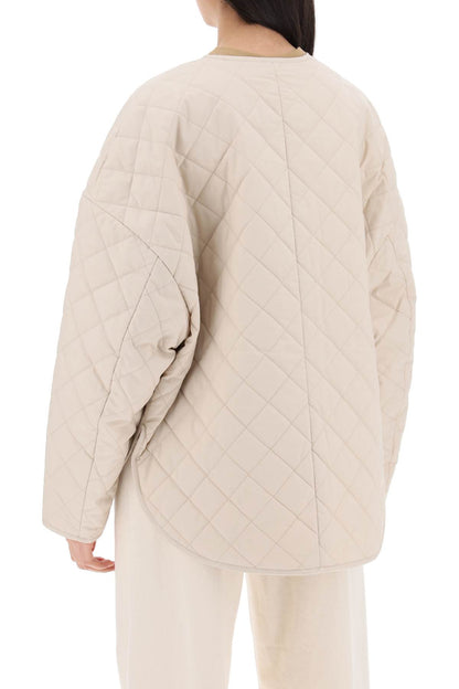Toteme Toteme organic cotton quilted jacket in