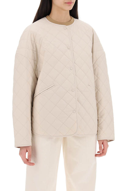 Toteme Toteme organic cotton quilted jacket in