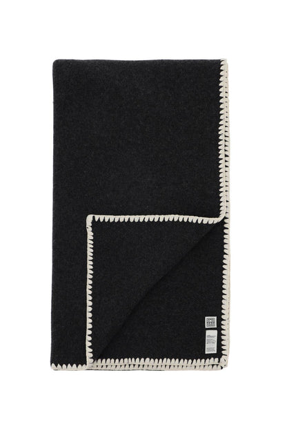 Toteme Toteme oversized wool and cashmere scarf