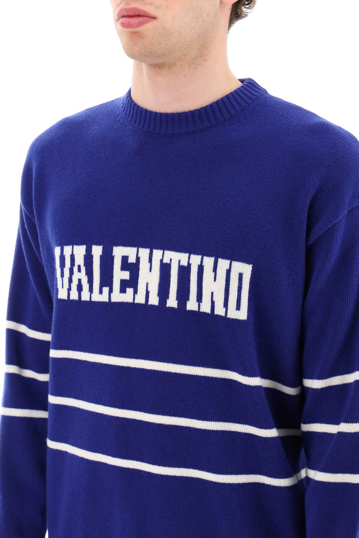 Valentino Valentino pullover with jacquard lettering logo