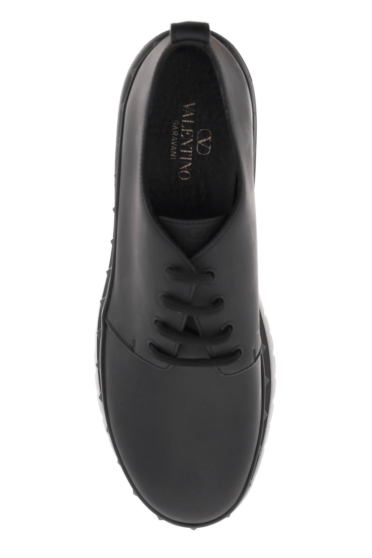 Valentino GARAVANI Valentino garavani rockstud m-way leather derby shoes