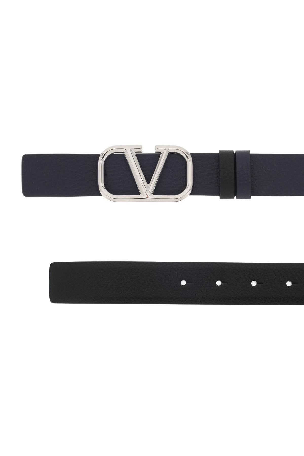 Valentino GARAVANI Valentino garavani leather vlogo signature reversible belt